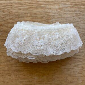 Ivory Floral Lace Trim